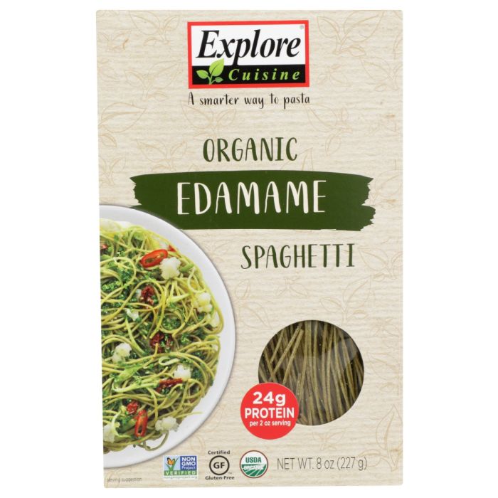 EXPLORE CUISINE: Edmame Spaghetti Pasta, 8 oz