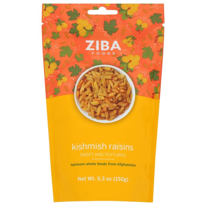 ZIBA FOODS: Raisins Kishmish, 5.3 oz