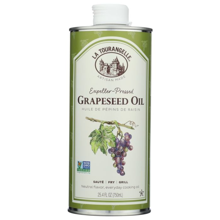LA TOURANGELLE: Grapeseed Oil, 750 ml