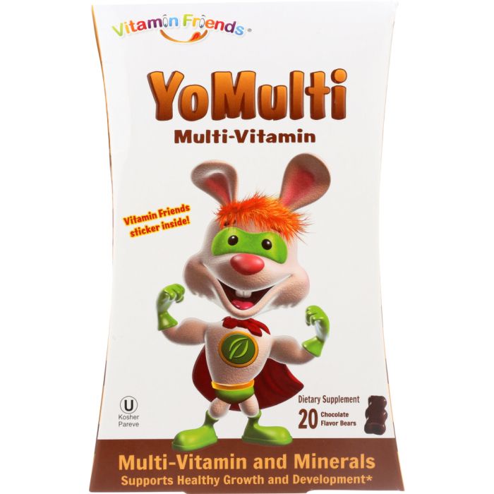 VITAMIN FRIENDS: Yomulti Chocolate, 20 pc