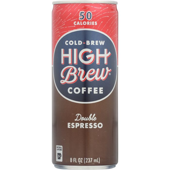 HIGH BREW: Cold-Brew Coffee Double Espresso, 8 oz