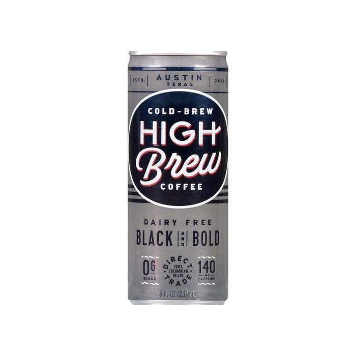 HIGH BREW: Coffee Dairy Free Black & Bold, 8 oz