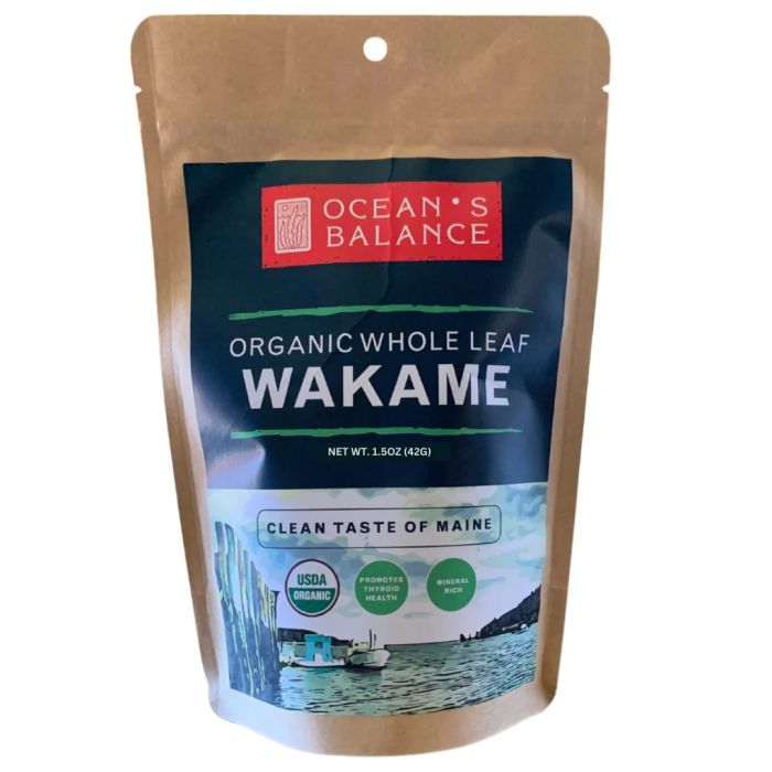 OCEAN'S BALANCE: Organic Whole Leaf Wakame, 1.5 oz