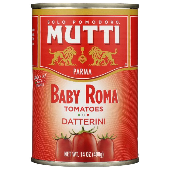 MUTTI: Baby Roma Tomatoes, 14 oz