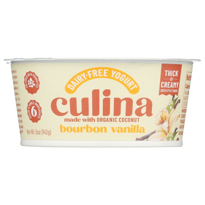 CULINA: Bourbon Vanilla Coconut Yogurt, 5 oz