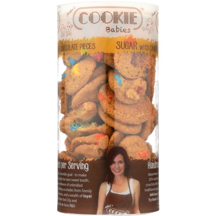 JACKIES COOKIE BABIES: Cookie Sugar Candy Covered Chocolate, 6 oz