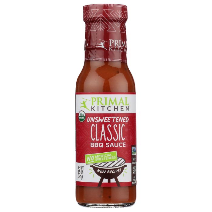 PRIMAL KITCHEN: Organic And Unsweetened Classic Bbq Sauce, 8.5 oz