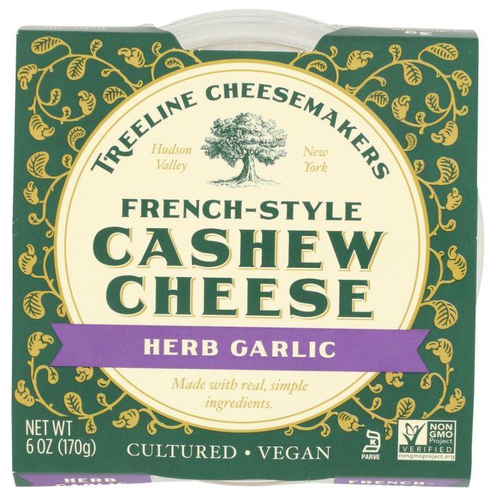 TREELINE: Herb-Garlic French-Style Cashew Cheese, 6 oz