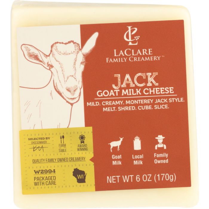 LACLARE FARMS: Cheese Goat Jack, 6 oz