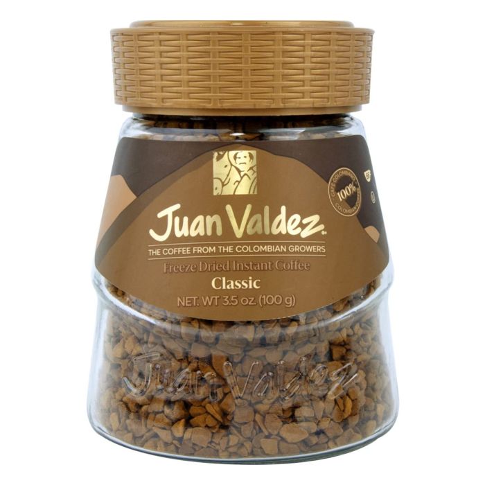 JUAN VALDEZ: Classic Freeze Dried Instant Coffee, 3.5 oz