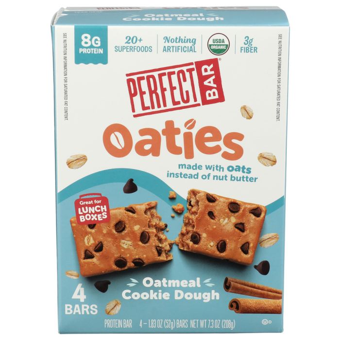 PERFECT FOODS: Cookie Dough Oatmeal Oaties 4 Bars, 7.3 oz