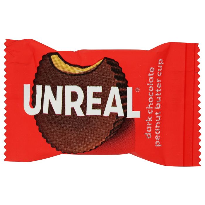 UNREAL: Dark Chocolate Peanut Butter Cups, 0.53 oz