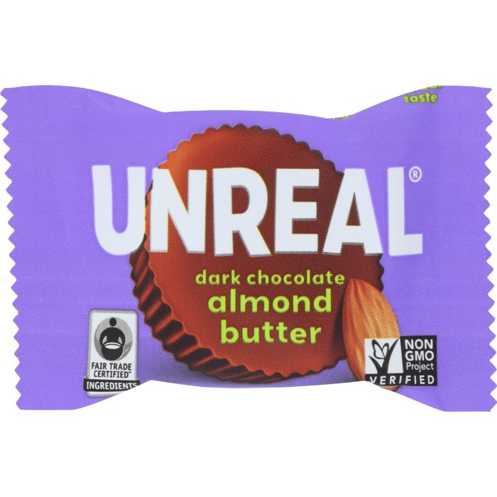 UNREAL: Dark Chocolate Almond Butter Cups, 0.53 oz