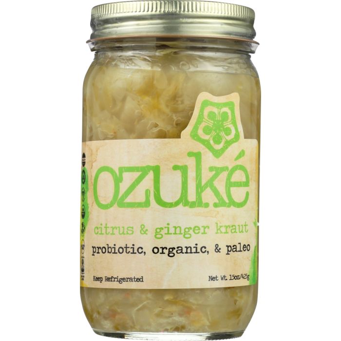 OZUKE: Citrus and Ginger Kraut, 15 oz