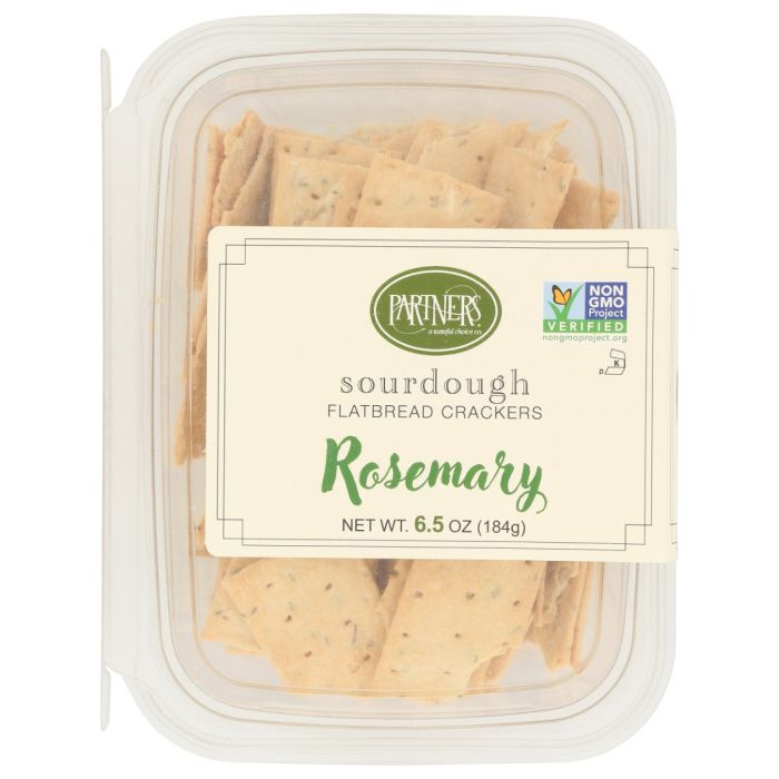 PARTNERS: Rosemary Sourdough Flatbread Crackers, 6.5 oz