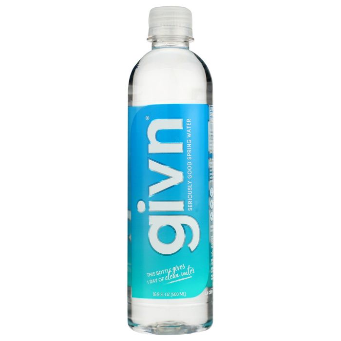 GIVN WATER: Seriously Good Spring Water, 500 ml