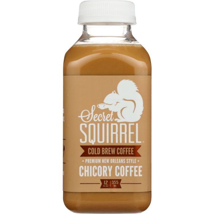 SECRET SQUIRREL: Cold Brew Chicory Coffee, 12 oz