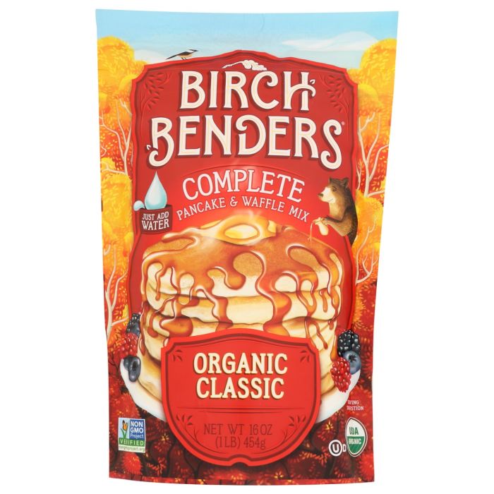 BIRCH BENDERS: Pancake & Waffle Mix Classic, 16 oz