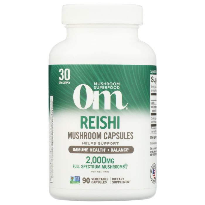 OM MUSHROOM SUPERFOOD: Reishi, 90 cp