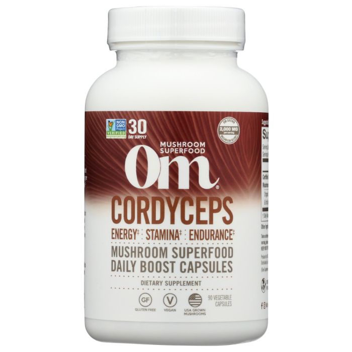 OM MUSHROOM SUPERFOODS: Cordyceps Dietary Supplements, 90 cp
