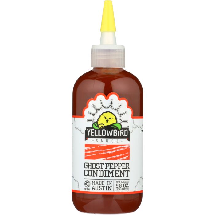 YELLOWBIRD SAUCE Condiment Ghost Pepper, 9.8 oz