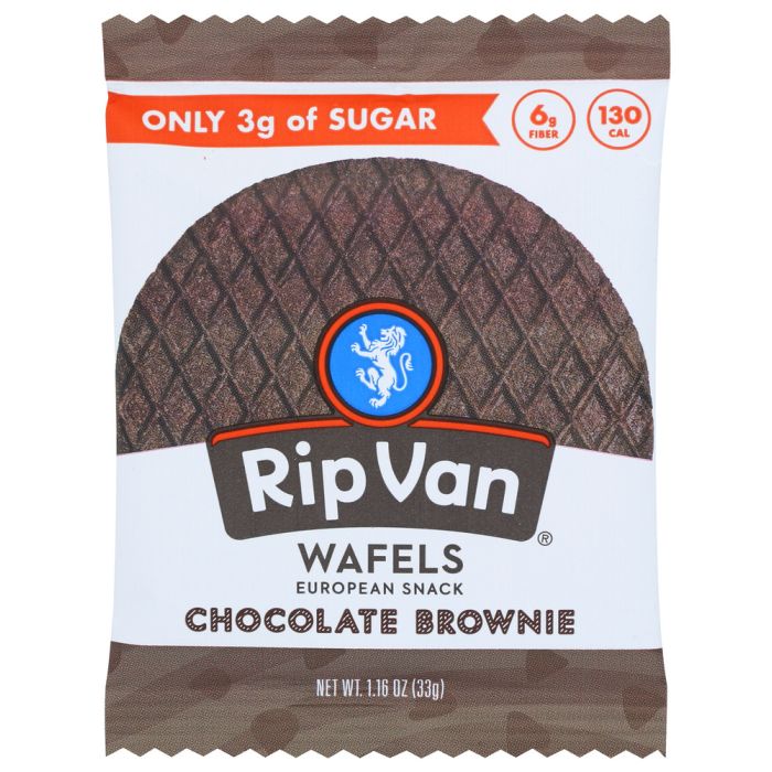 RIP VAN WAFEL: Wafel Chocolate Brwnie, 1.16 oz