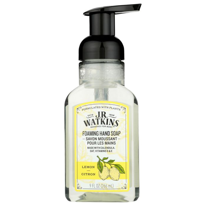 JR WATKINS: Lemon Foaming Hand Soap, 9 fo