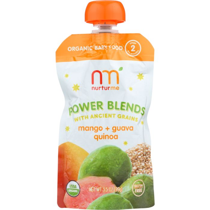 NURTURME: Baby Power Blends Mango Guava Quinoa, 3.5 oz