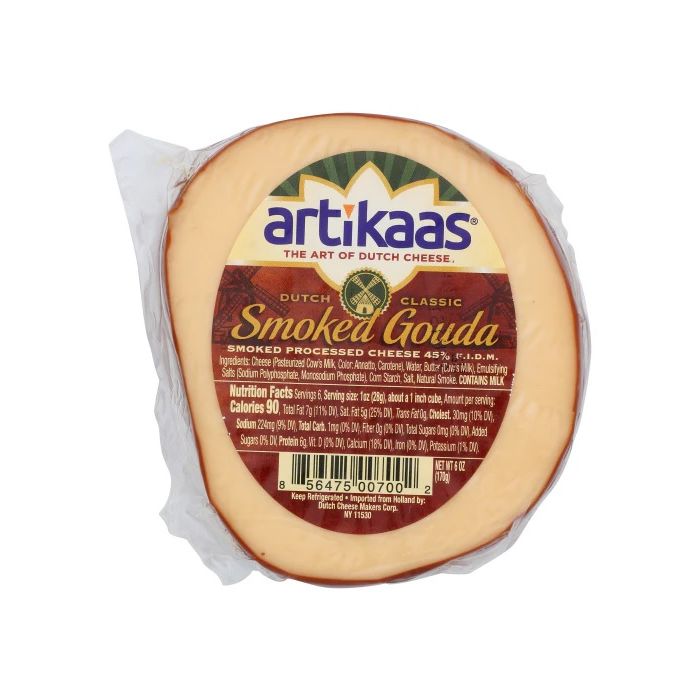 ARTIKAAS: Gouda Smoked Cheese, 6 oz