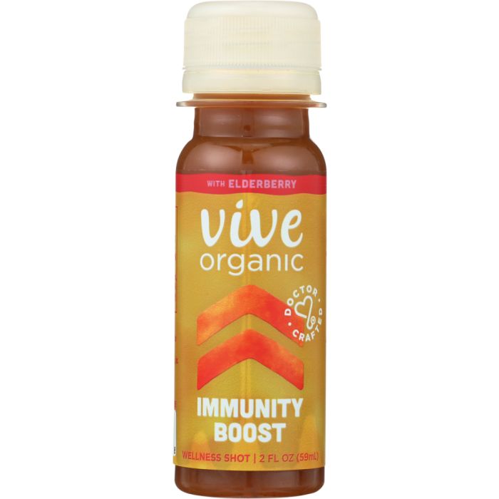VIVE ORGANIC: Immunity Boost with Elderberry Shot, 2 oz