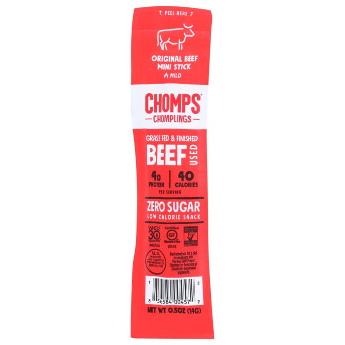 CHOMPS: Original Beef Stick, 0.5 oz