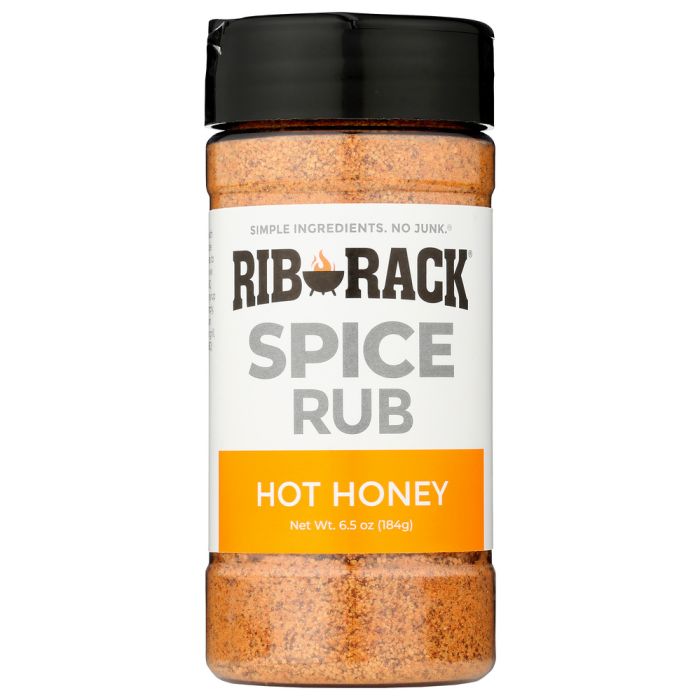 RIB RACK: Rub Hot Honey Spice, 6.5 OZ