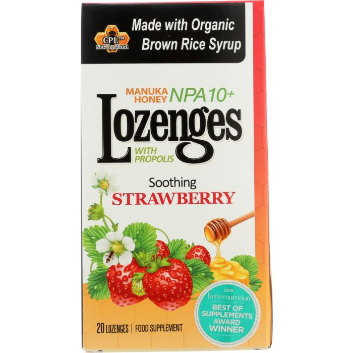 PRI: Propolis Lozenges Strawberry, 20 ct