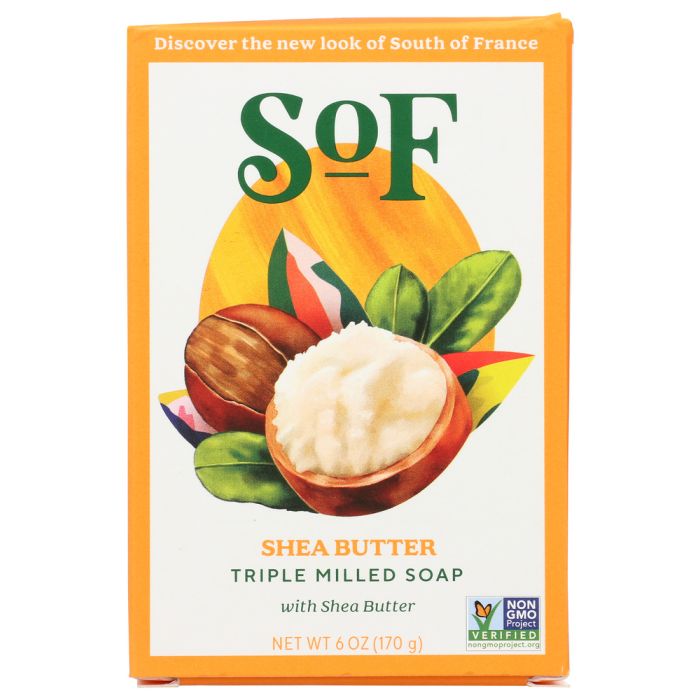 SOUTH OF FRANCE: French Milled Oval Soap Shea Butter, 6 oz