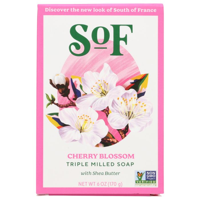SOUTH OF FRANCE: Cherry Blossom Soap Bar, 6 oz