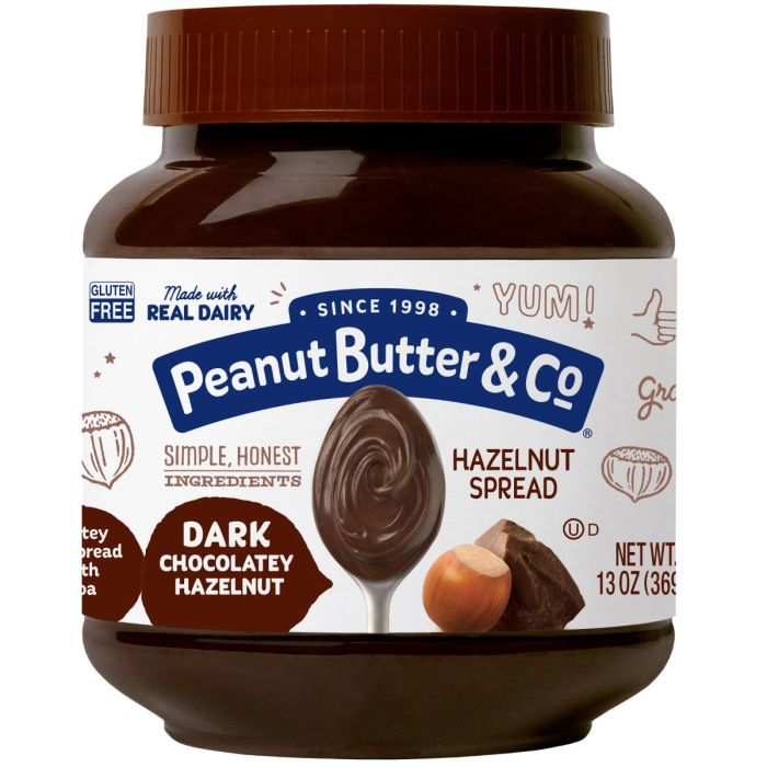 PEANUT BUTTER & CO: Dark Chocolatey Hazelnut Spread, 13 oz