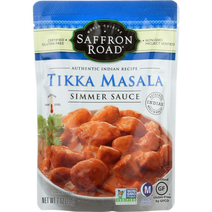 SAFFRON ROAD: Tikka Masala Simmer Sauce, 7 oz