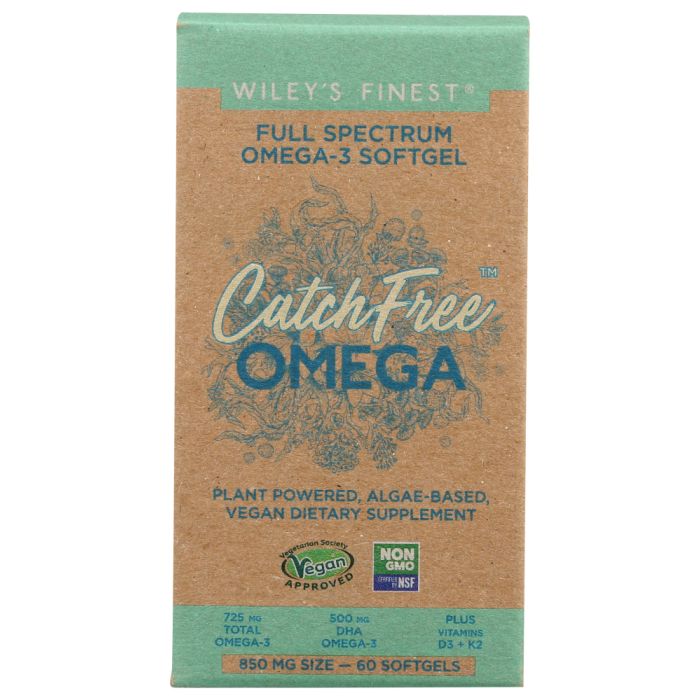 WILEYS FINEST: Full Spectrum Omega 3 Softgel, 60 sg