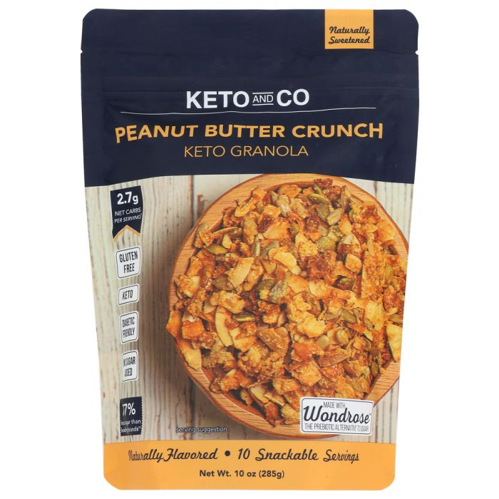 KETO & CO: Granola Peanut Butter, 10 oz
