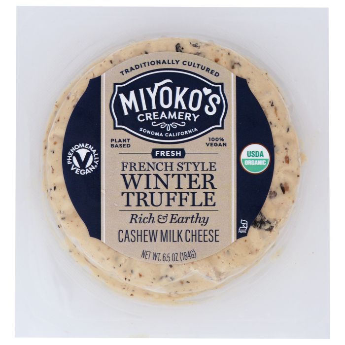 MIYOKOS CREAMERY: Cheese Vgn Wntr Trufl Org, 6.5 oz