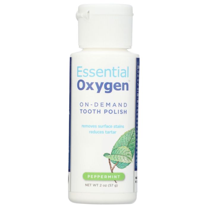 ESSENTIAL OXYGEN: Fresh Peppermint Tooth Polish, 2 oz