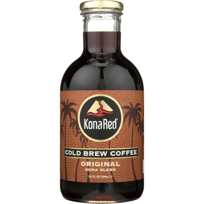 KONA RED: Coffee Cold Brew Original, 32 oz