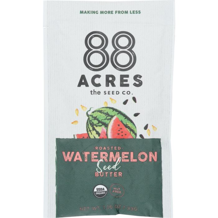 88 ACRES: Roasted Watermelon Seed Butter, 1.16 oz