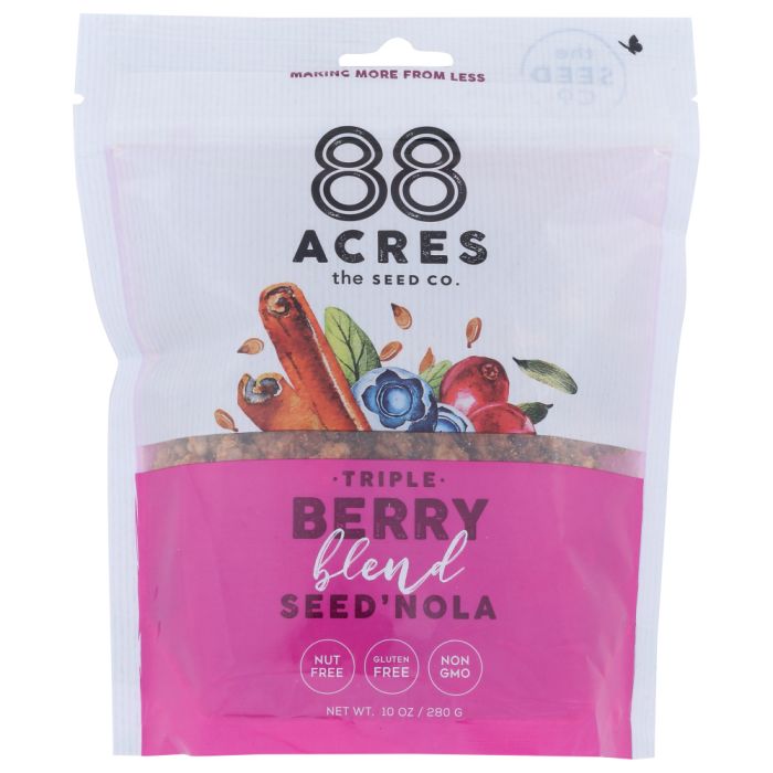 88 ACRES: Triple Berry Blend Seed'Nola, 10 oz