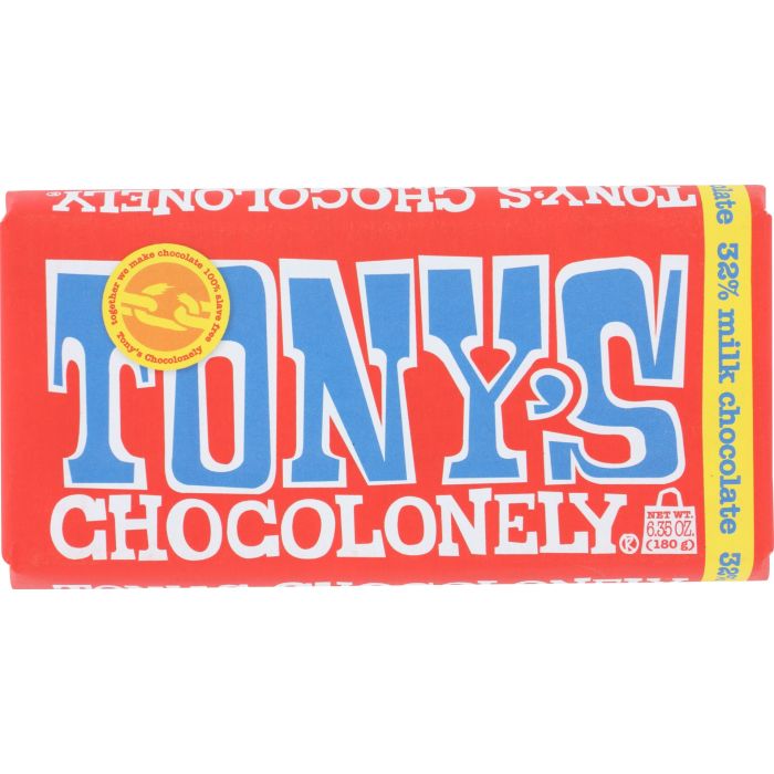 TONYS CHOCOLONELY: Milk Chocolate, 6.35 oz