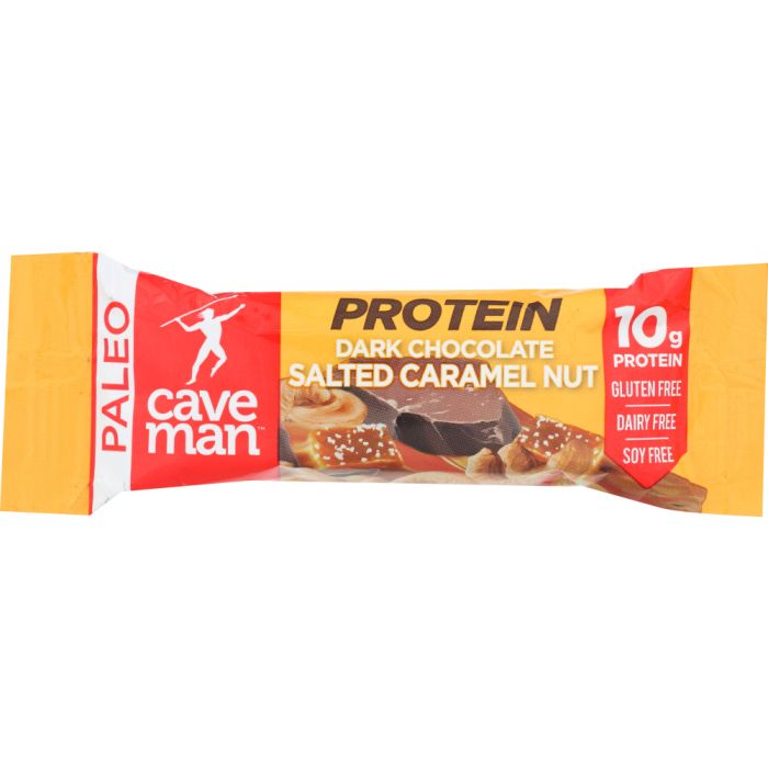 CAVEMAN FOODS: Dark Chocolate Caramel Nut 2pk, 1.4 oz
