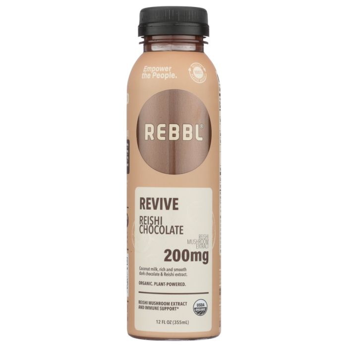 REBBL INC: Elixir Reishi Chocolate Organic, 12 oz