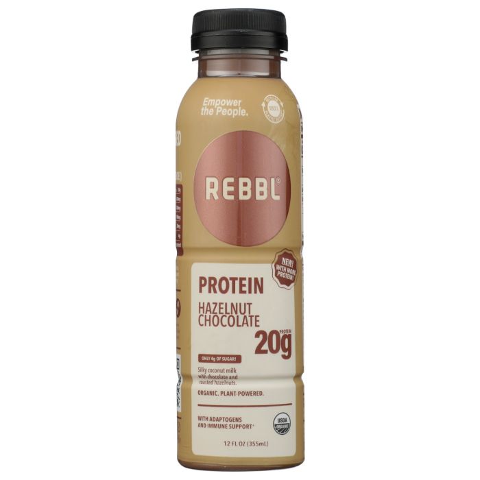 REBBL: Hazelnut Chocolate Protein Drink, 12 oz