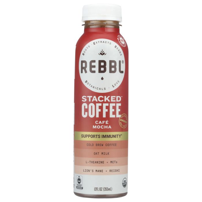 REBBL: Stacked Coffee Cafe Mocha, 12 fo