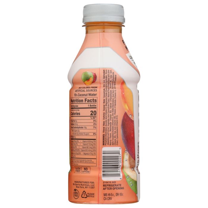 BODY ARMOR: Beverage Sport Peach Mango Lyte, 16 FO